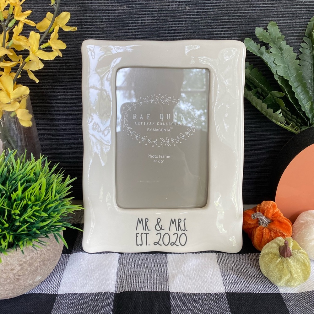Rae Dunn Wedding Picture Frame